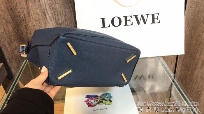 LOEWE羅意威 原單品質 特殊管道貨源 Puzzle手袋 對版顏色拼接 可單肩斜挎  jdl1230